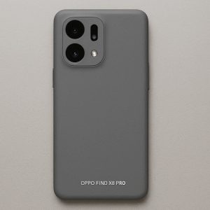 7 Solid Gray Slim Phone Case for Oppo Find X8 Pro